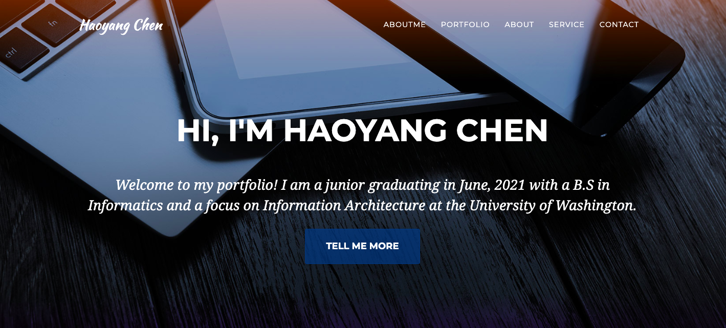 personal website image